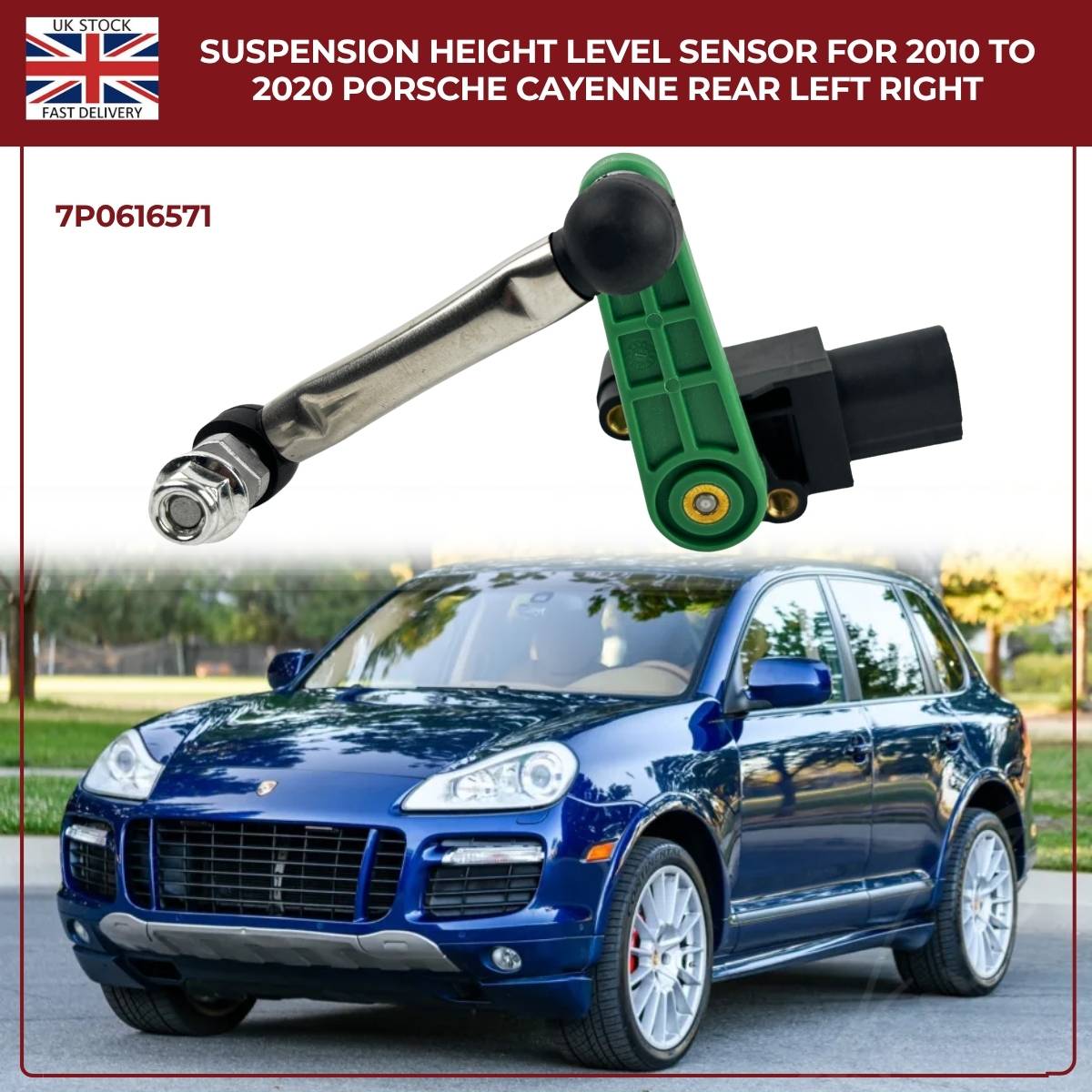 Suspension Height Level Sensor – Rear Left/Right | Porsche Cayenne (2010–2020)
