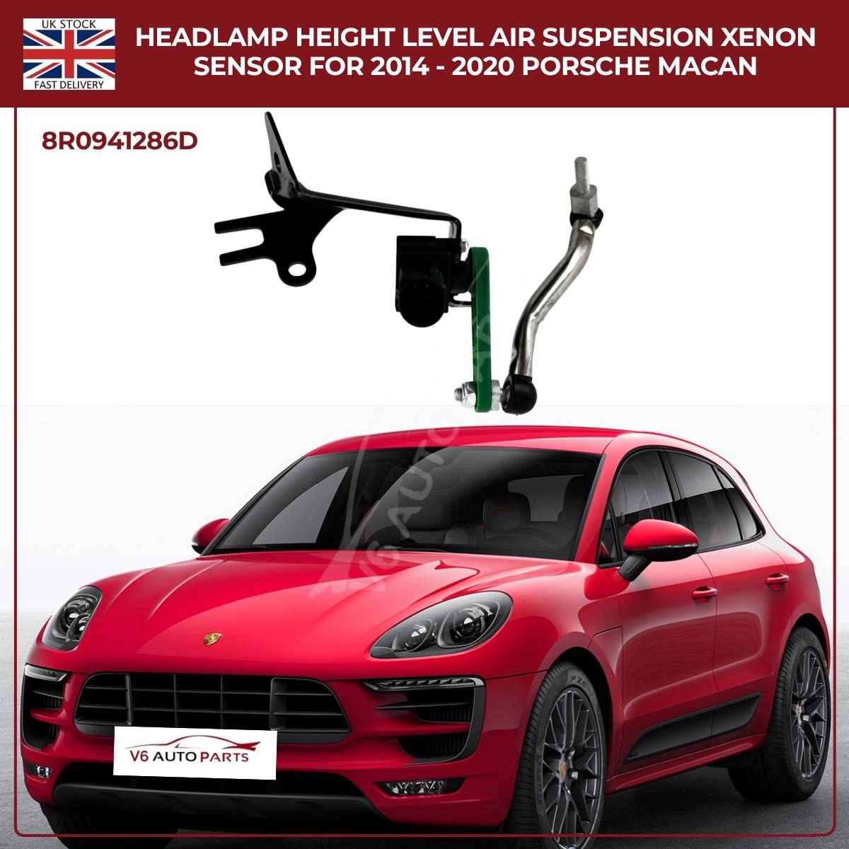 Front Right Suspension Height Level Sensor for Audi Q5 8R 8RB (2008–2017) SUV – OEM Replacement