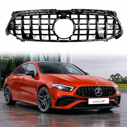 Mercedes-Benz A-Class V177 GT Front Grille – Sport Facelift 2023–2025 | Fits A35 AMG, A45 AMG, A160