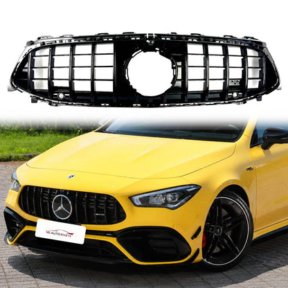 For Mercedes-Benz CLA-Class W118/X118 (2023–2025) GT Panamericana Front Radiator Grille – Fits CLA250d & CLA35 AMG