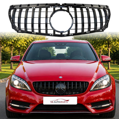 Mercedes-Benz B-Class W246 B200 GT Style Gloss Black Front Bumper Mesh Grille (2011–2014)