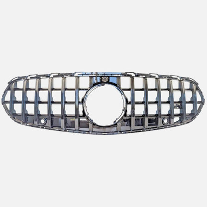 For Mercedes-Benz C-Class W206 (2020–2023) Front Radiator Grille – Gloss Black Panamericana GT Style | Fits C200, C400 Standard Models
