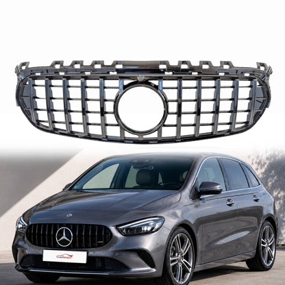 Mercedes-Benz B-Class W247  Sport GT Style Gloss Black Front Radiator Grille (2018–2023)