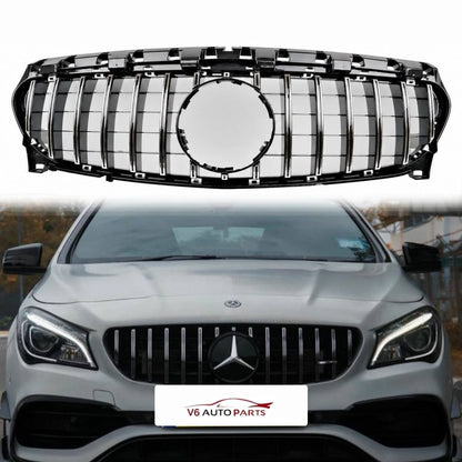 For Mercedes‑Benz CLA‑Class W117 GT Panamericana Front Radiator Grille (CLA200 / CLA180d) 2013–2017 | AMG Style Upgrade
