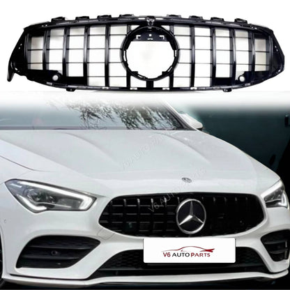 VORDERER KÜHLER GLÄNZEND SCHWARZ GT GRILL FÜR BENZ 2019 X118 W118 CLA-KLASSE CLA200 SHOOTING BRAKE FACELIFT