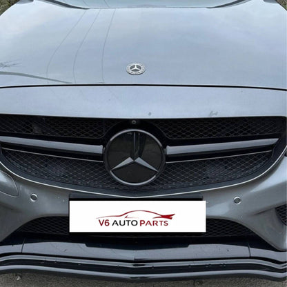 Mercedes C-Class W205 C43 AMG Front Grille Emblem Badge – Gloss Black (2018–2020)