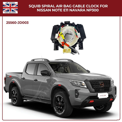 Image of Nissan Navara NP300 Steering Wheel Airbag Spiral Cable
