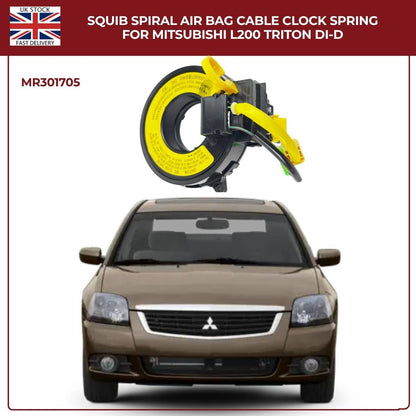 Squib Spiral Airbag Cable Clock Spring For Mitsubishi L200 Triton DI‑D (2008–2014)