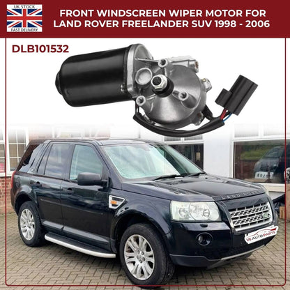 Front Windscreen Wiper Motor for Land Rover Freelander 1 (1998–2006, RHD, 12V, 6‑Pin) – OEM DLB101532