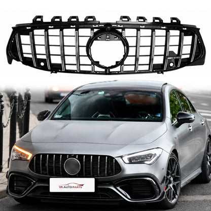 Mercedes‑Benz CLA‑Class X118 (2019–2023 Facelift) – GT Front Radiator Grille Chrome Upgrade for CLA200d