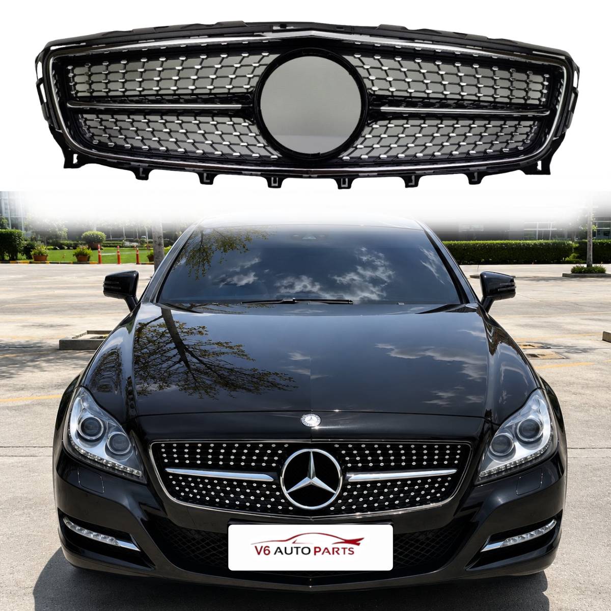 Front Radiator Grille – Mercedes-Benz CLS-Class X218 (2011‑2014) | Fits CLS400, CLS350, CLS53