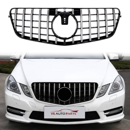 Mercedes E‑Class W212 Saloon Front Bumper Grille Chrome Slats (E200 E220 E250) 2009‑2013