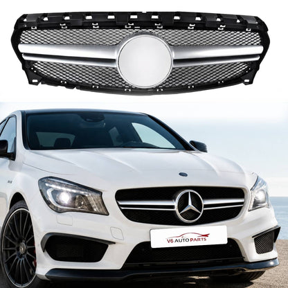 For Mercedes-Benz CLA-Class W117 Front Radiator Grille – CLA220 / CLA250 (2017–2019 Facelift Upgrade)