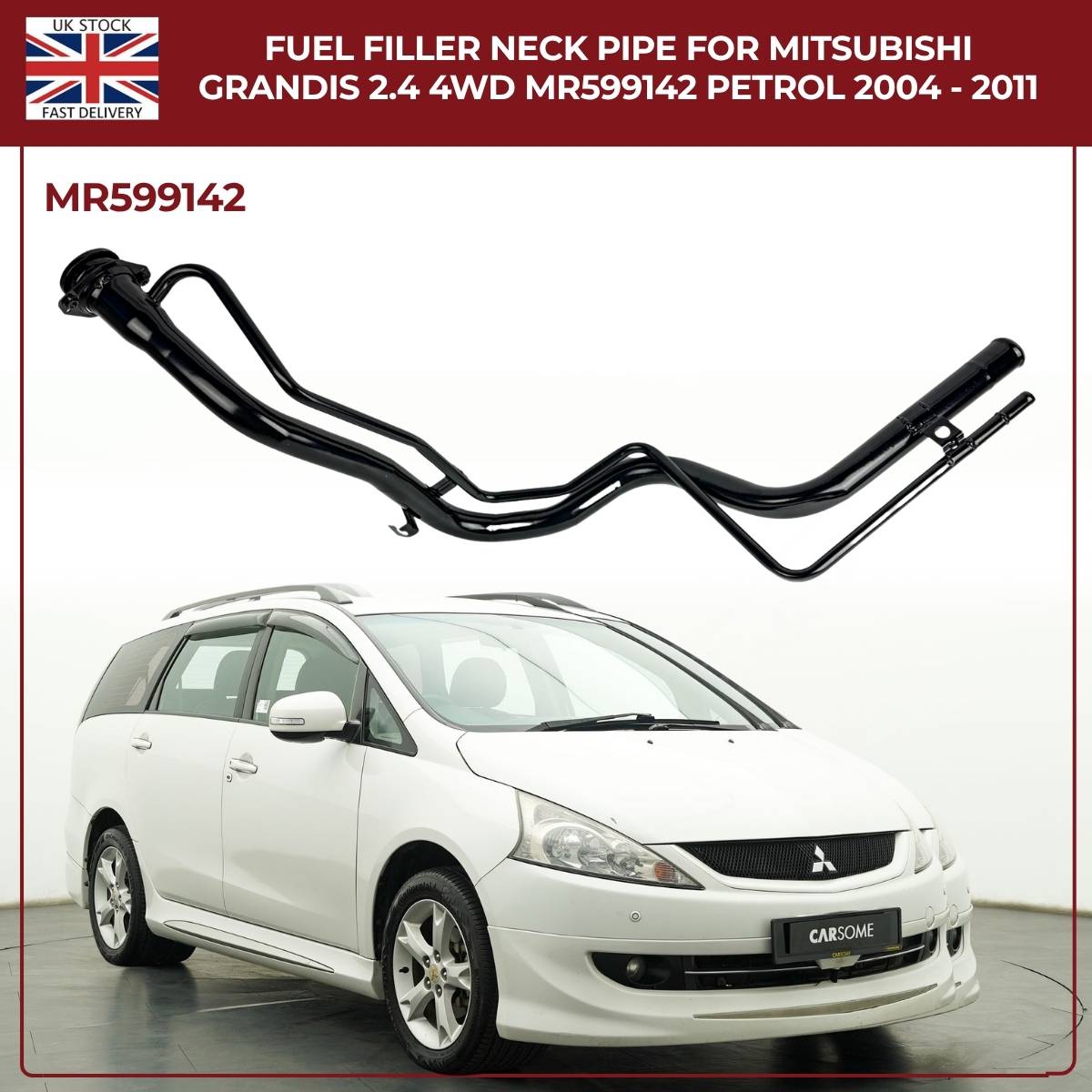 Fuel Filler Neck Pipe for Mitsubishi Grandis 2004–2011 2.4 Petrol 4WD – Direct Replacement MR599142