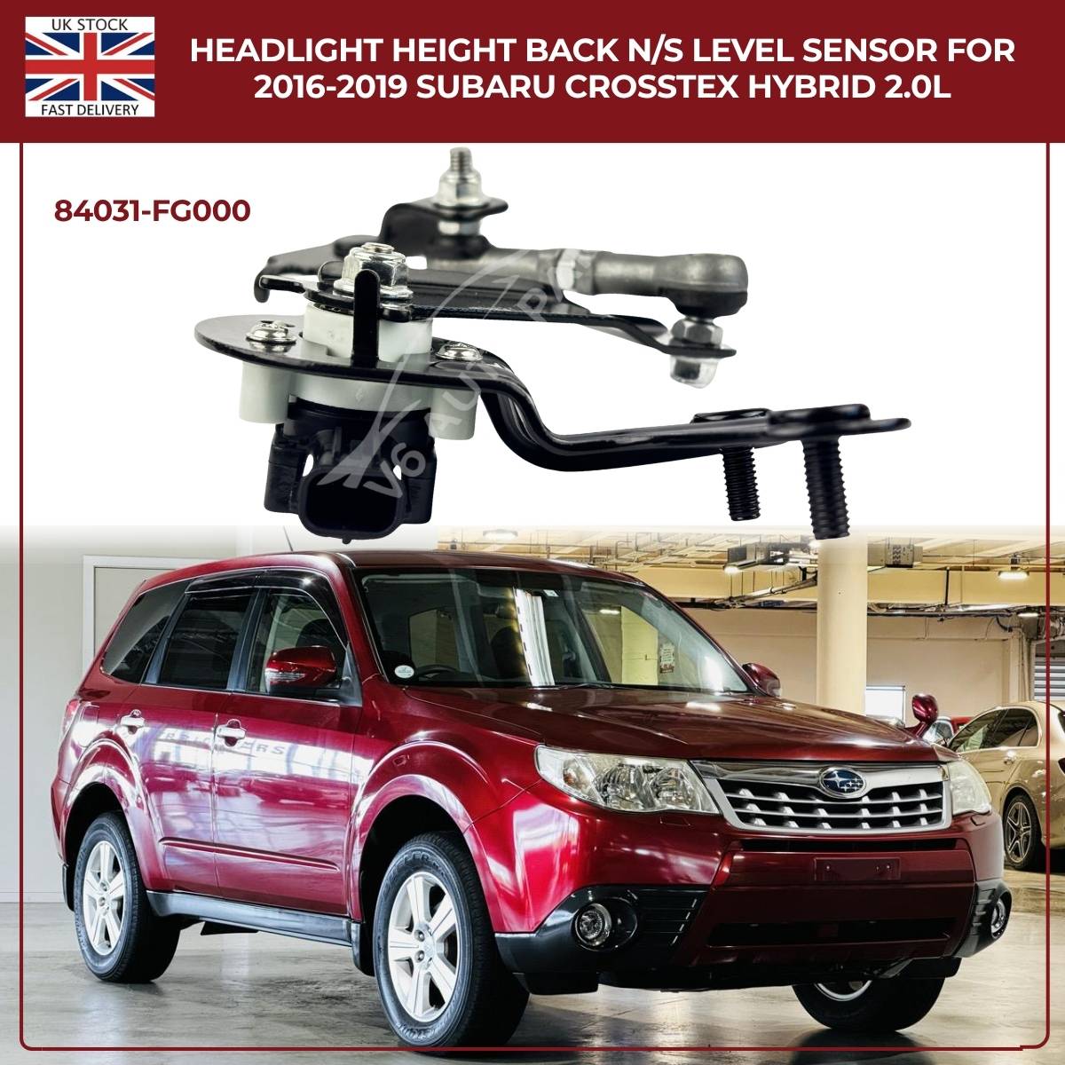 Headlight Level Sensor N/S (Left) – Fits Subaru Legacy Outback Forester Impreza – OEM 84031‑FG000