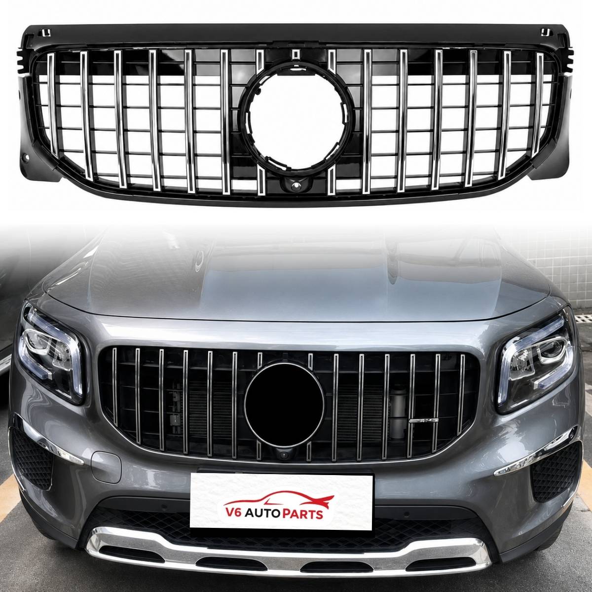 Mercedes-Benz GLB-Class X247 Panamericana Front Radiator Grille (2019–2024) – AMG Line GT | GLB180 GLB200 GLB220 GLB250 GLB35
