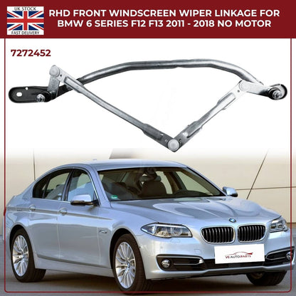 BMW RHD Front Wiper Linkage Assembly – Fits 2009‑2017 5 Series F10/F11 & 6 Series – Part No. 7272452