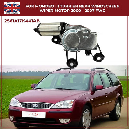 Ford Fiesta MK5/MK6 Rear Windscreen Wiper Motor (2001–2010) – OEM Replacement 2S61A17K441AB