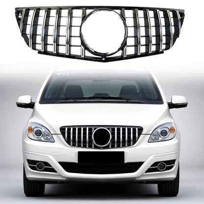 Mercedes-Benz B-Class W245 Front Bumper Panamericana GT Grille Chrome Slats (B170/B180, 2008–2011)
