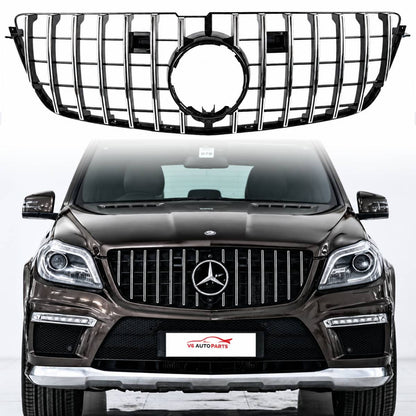 For Mercedes-Benz GL-Class X166 GT-R Front Radiator Grille – Fits GL350, GL450, GL500 (2013–2016)