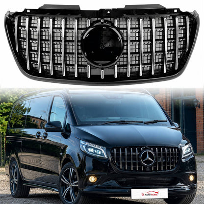For Mercedes Benz Sprinter W907 2018–2025 Facelift Panamericana Front Radiator Grille