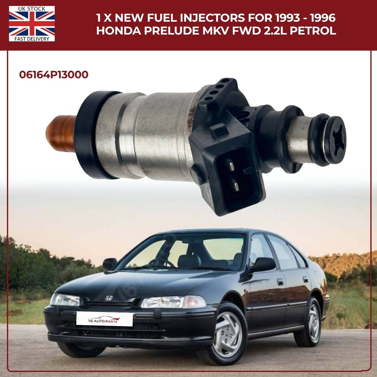 Fuel Injector  For Honda Prelude MKV (1993–1996)– FWD 2.2L Petrol | OEM Direct Fit Replacement