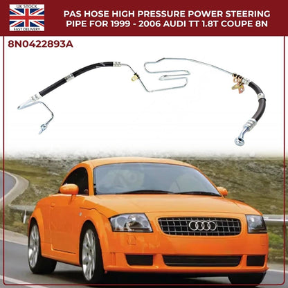 Power Steering Oil Cooling High‑Pressure Hose Pipes for Audi TT Quattro 1998–2006