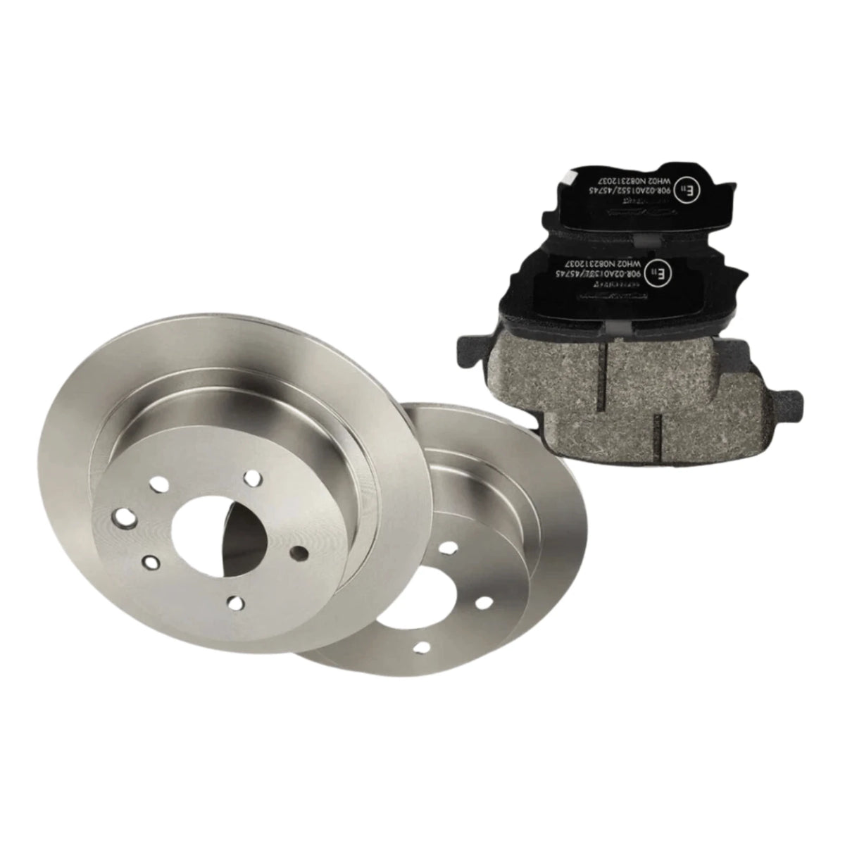 Image of 2x Rear Brake Discs 291mm 432068J100 for Nissan Qashqai