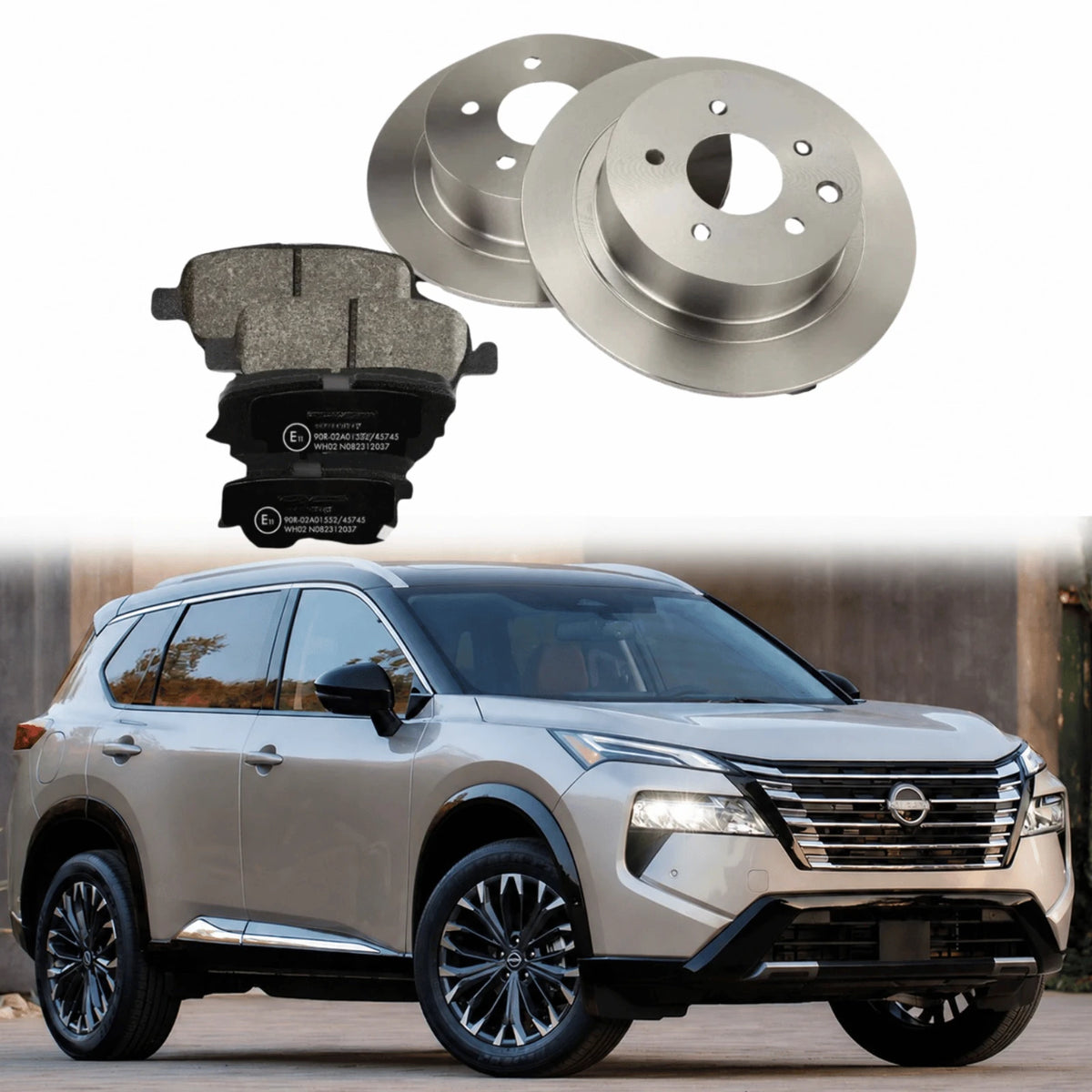 Image of 432068J100 Rear Brake Discs 291mm for Nissan Juke and Pulsar