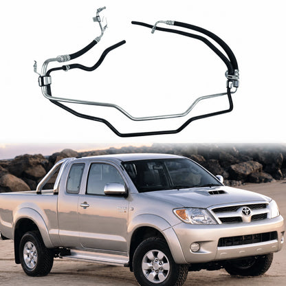 Image of replacement power steering pipe assembly OEM 44410-0K120 for Toyota Hilux 2006–2015