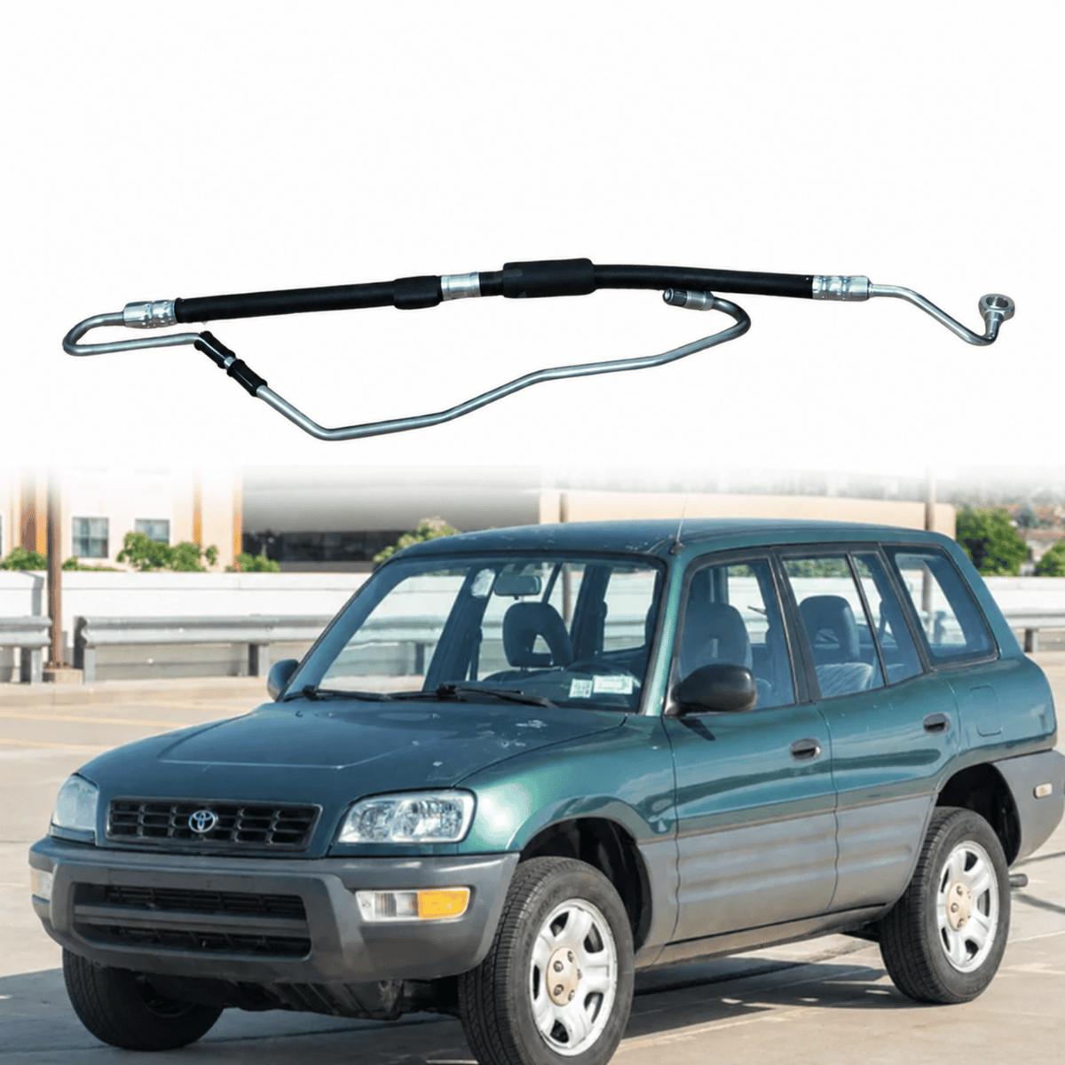 Image of power steering pressure hose for Toyota RAV4 1994-2000