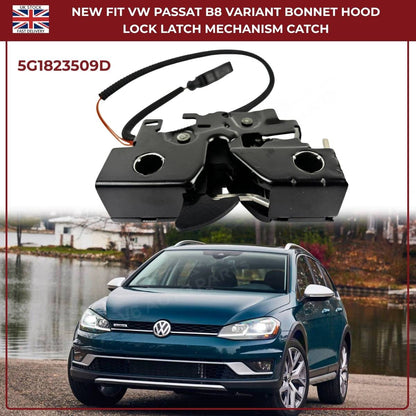 New Bonnet Hood Lock Catch Mechanism for VW Golf MK7 2013–2018 – OEM Ref 5G1823509D