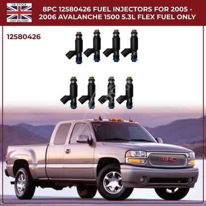 8x OEM Fuel Injectors 25326903 – Fits 2002–2006 Cadillac Escalade ESV 5.3L & 6.0L Petrol