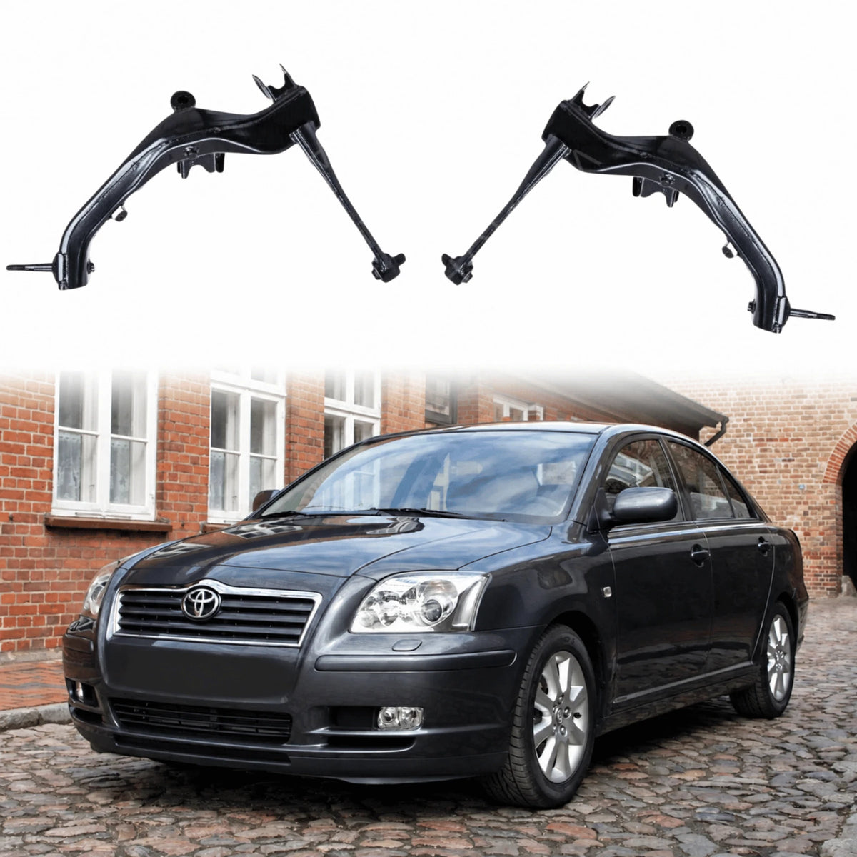 Image of left and right rear control arms for Toyota Avensis 2003-2008
