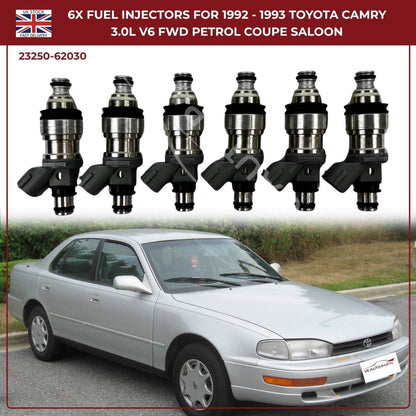 6x Fuel Injectors Set – Fits 1995–1998 Toyota 4Runner 3.4L V6 Petrol SUV (AWD/RWD) | Part #132