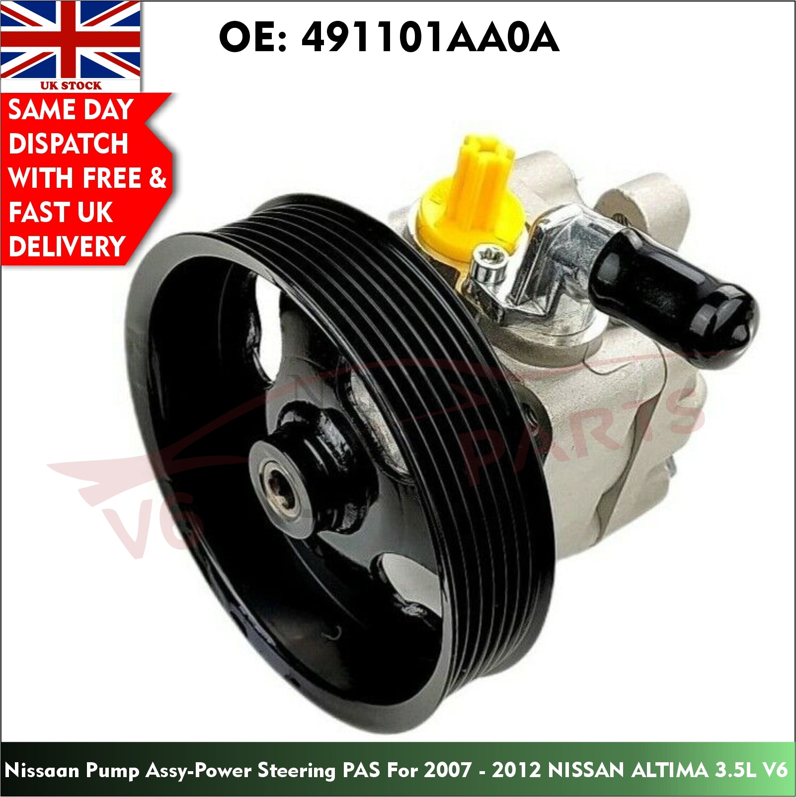 Power Steering Hydraulic PAS Pump For  2010 To 2014 Nissan Murano Crosscab CZ51