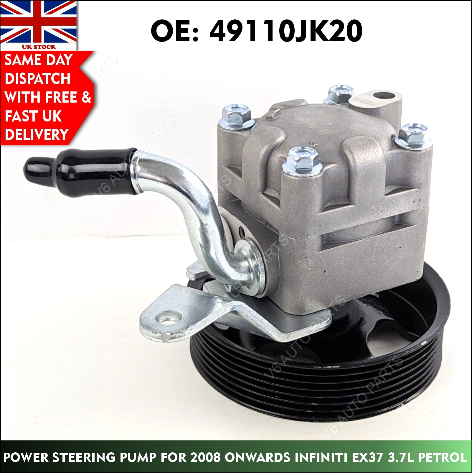 Power Steering Pump For 2008 Onwards Infiniti Nissan Skyline Crossover AWD 2WD
