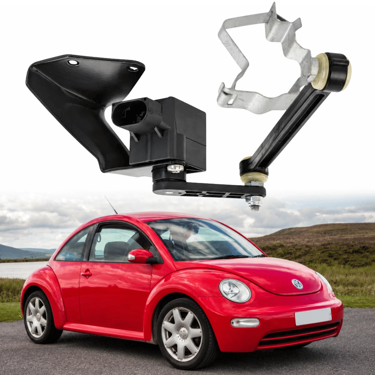 Image of front left headlight level sensor for Audi TT 1998-2006