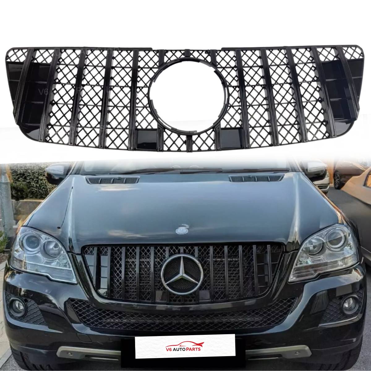 Frontstoßstangen-Maskengitter für 2009–2012 Benz M-Klasse W164 ML320 350 550 GT