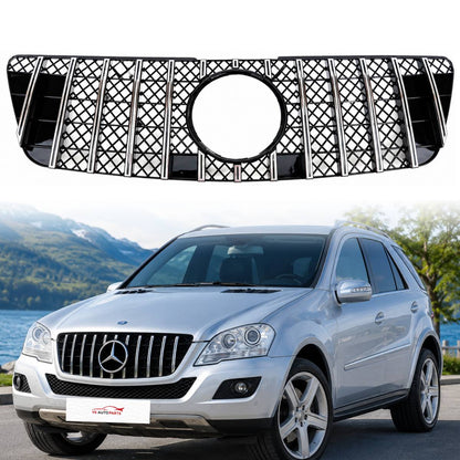 Front Radiator Sport GT Chrome Grille – Mercedes M-Class W164 ML320 ML350 ML550 (2009–2012)