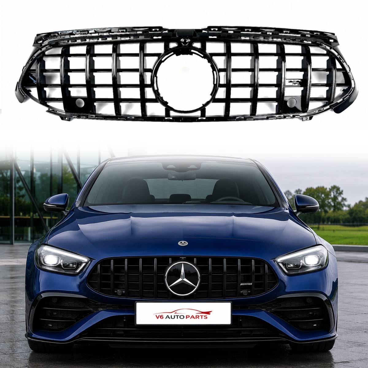 Mercedes-Benz A-Class V177 GT Front Grille – Sport Facelift 2023–2025 | Fits A35 AMG, A45 AMG, A160