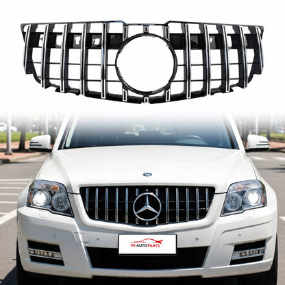 For Mercedes GLK-Class X204 Chrome Panamericana AMG GT-R Front Bumper Grille (2008–2012)