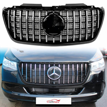 For Mercedes Benz Sprinter W907 2018–2025 Facelift Panamericana Front Radiator Grille