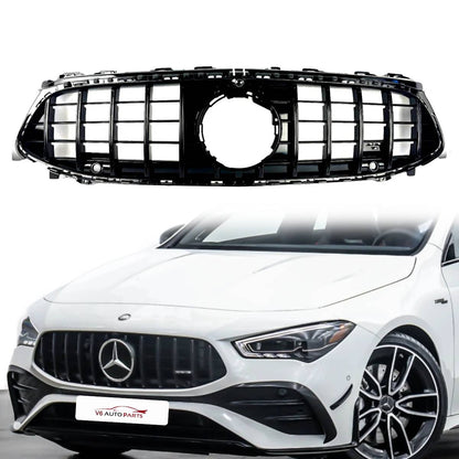 For Mercedes-Benz CLA-Class W118/X118 (2023–2025) GT Panamericana Front Radiator Grille – Fits CLA250d & CLA35 AMG