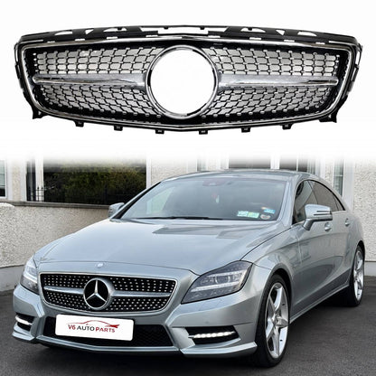 For Mercedes-Benz CLS-Class W218 Front Bumper Grille – Pre-Facelift 2011‑2014 (Fits CLS350, CLS500, CLS550, CLS400, CLS53)