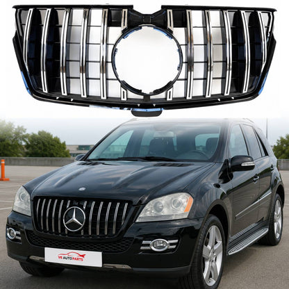 For Mercedes-Benz GL-Class X164 GT Front Bumper Chrome Grille (2009–2013 GL320 GL350 GL450 GL500)