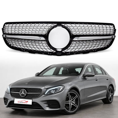 For Mercedes‑Benz GLC‑Class X253/Coupe Front Bumper Grille – Fits GLC400 & GLC450 (2015–2019 AMG Style Upgrade)