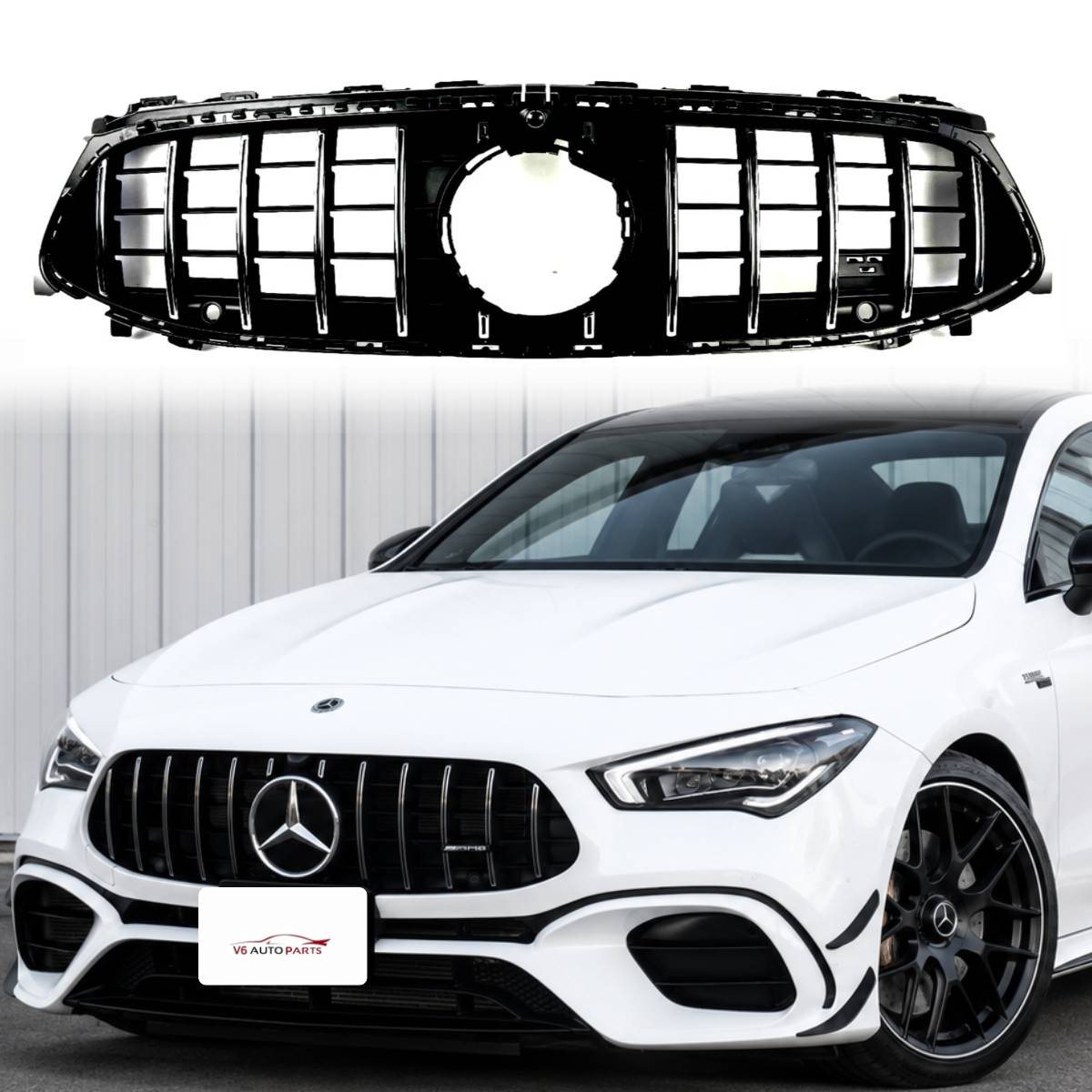 For Mercedes-Benz CLA-Class X118/W118 GT Style Panamericana Front Radiator Grille (A35 AMG, 2023–2025)