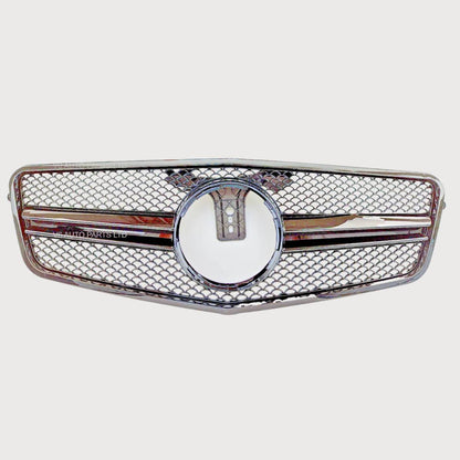 For Mercedes-Benz E-Class W212 Front Grille (2009–2013) – Gloss Black AMG Style E63 Look, Saloon & Estate