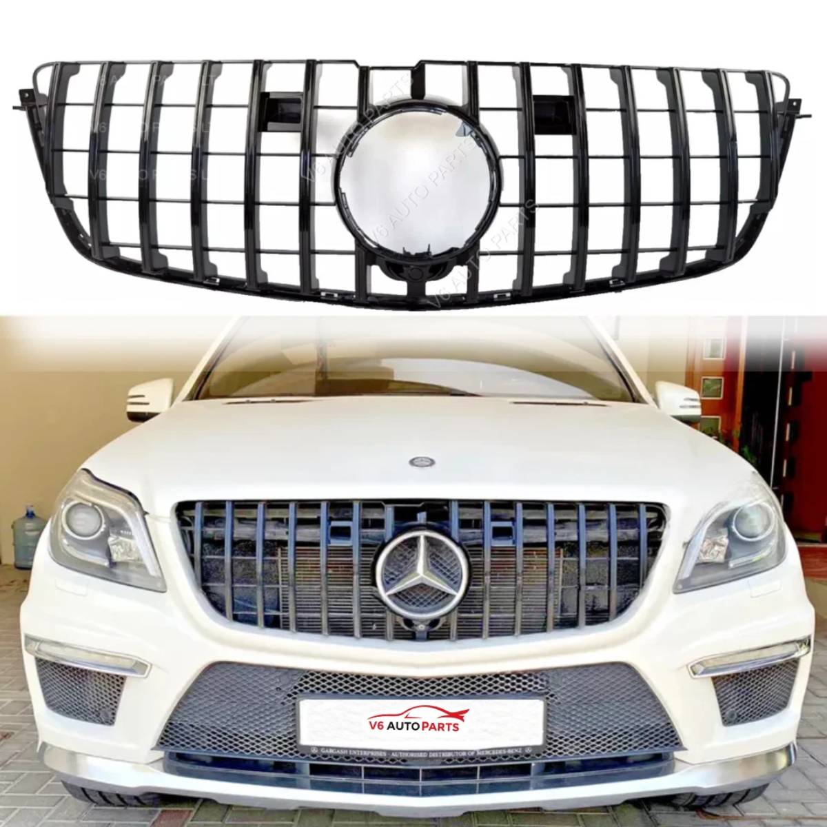 Kühlergrill vorne für Mercedes Benz GL-Klasse 2013–2016 W166 GL500 GL350 GT-R 